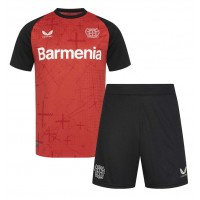 Bayer Leverkusen Edmond Tapsoba #12 Hemmatröja Barn 2024-25 Kortärmad (+ Korta byxor)